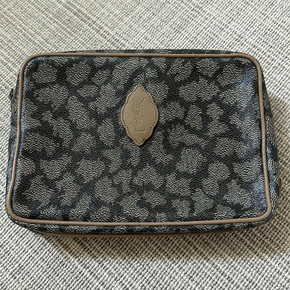 YSL Cosmetic Pouch - Giraffe Print